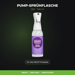 DRUFF Buttiglia da sprizzar cun pumpa 360° – 500 ml