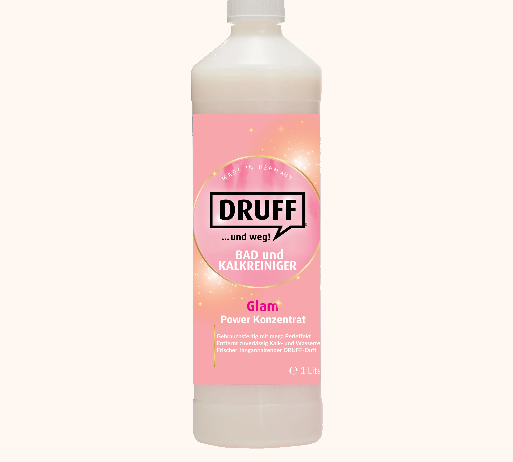 DRUFF Bad- und Kalkreiniger mit Perleffekt