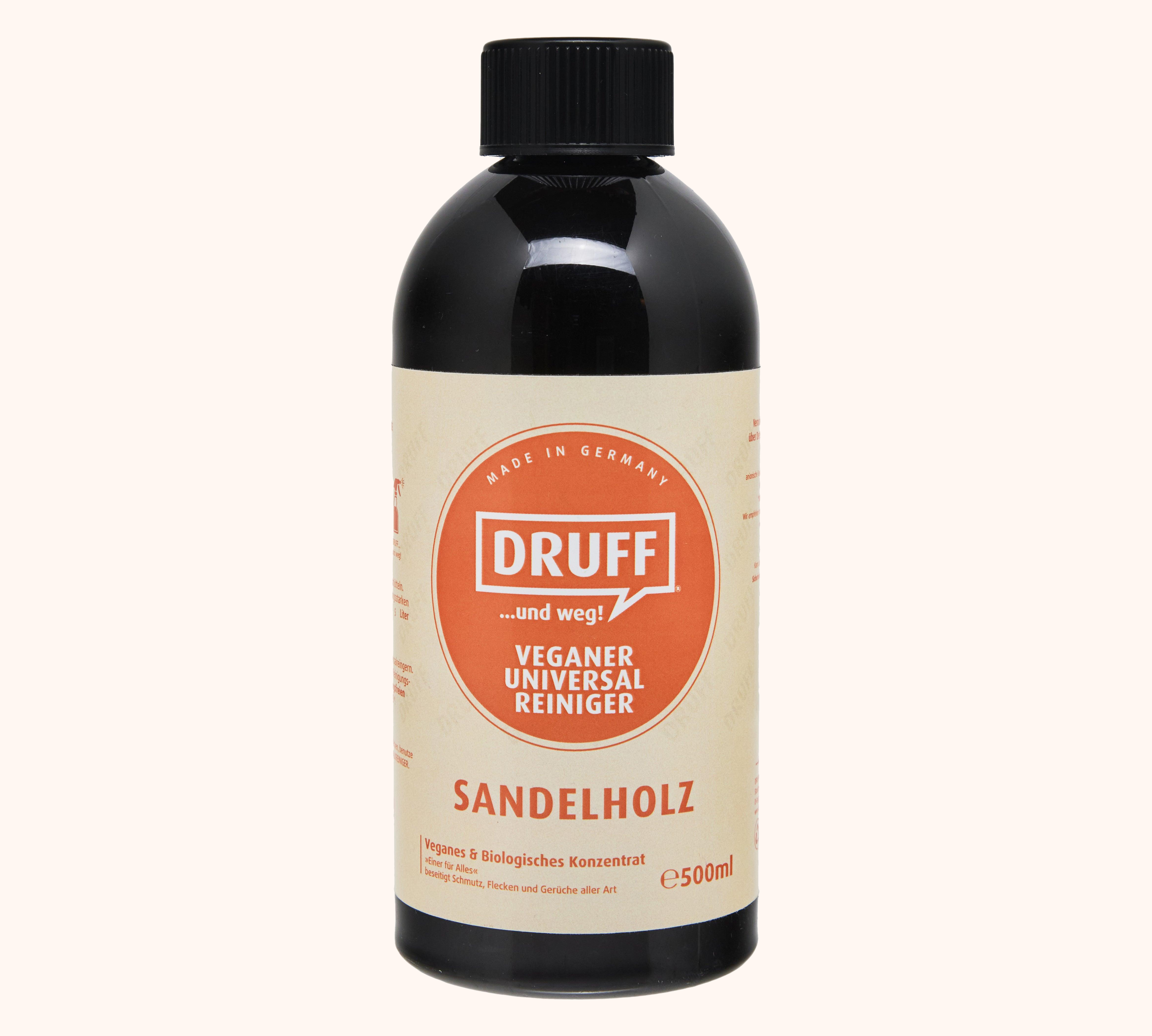 DRUFF probiotischer Allzweckreiniger Sandelholz Konzentrat 500 ml