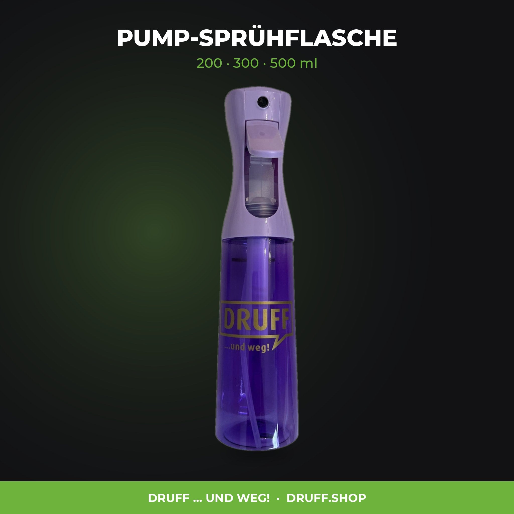 PUMP-SPRÜHFLASCHE – 200, 300, 500 ml