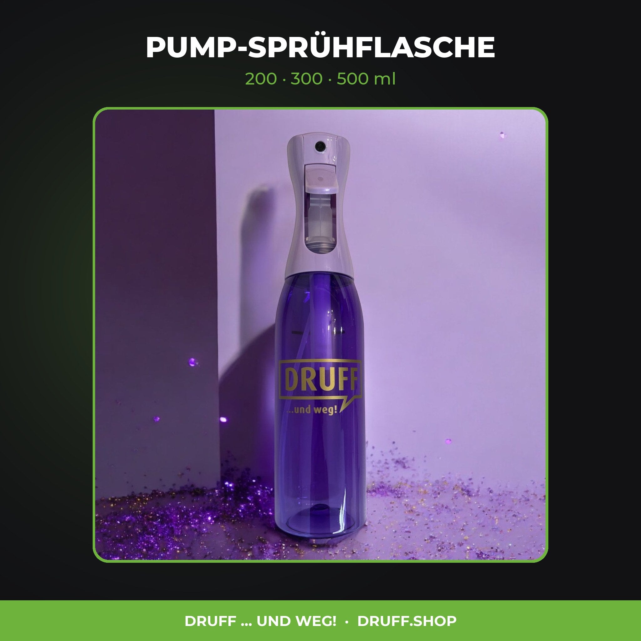 PUMP-SPRÜHFLASCHE – 200, 300, 500 ml
