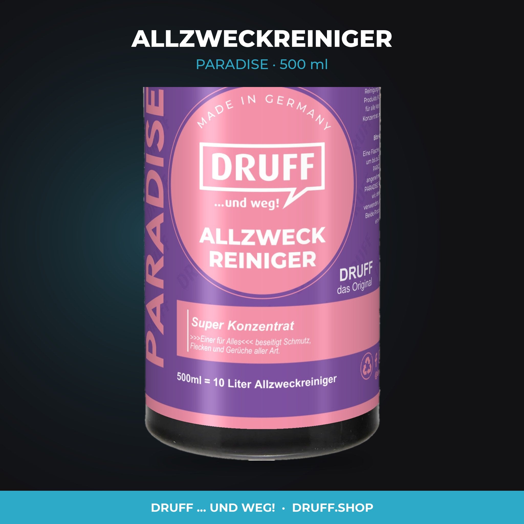 ALLZWECKREINIGER – PARADISE, 500 ml