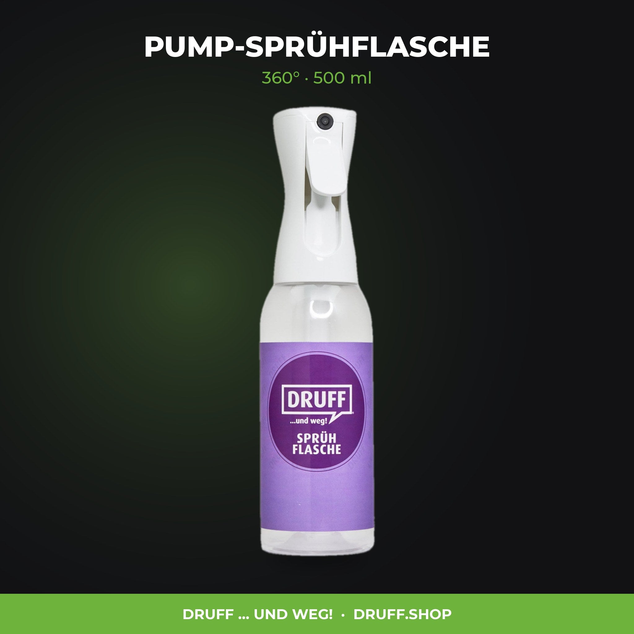 PUMP-SPRÜHFLASCHE – 360°, 500 ml