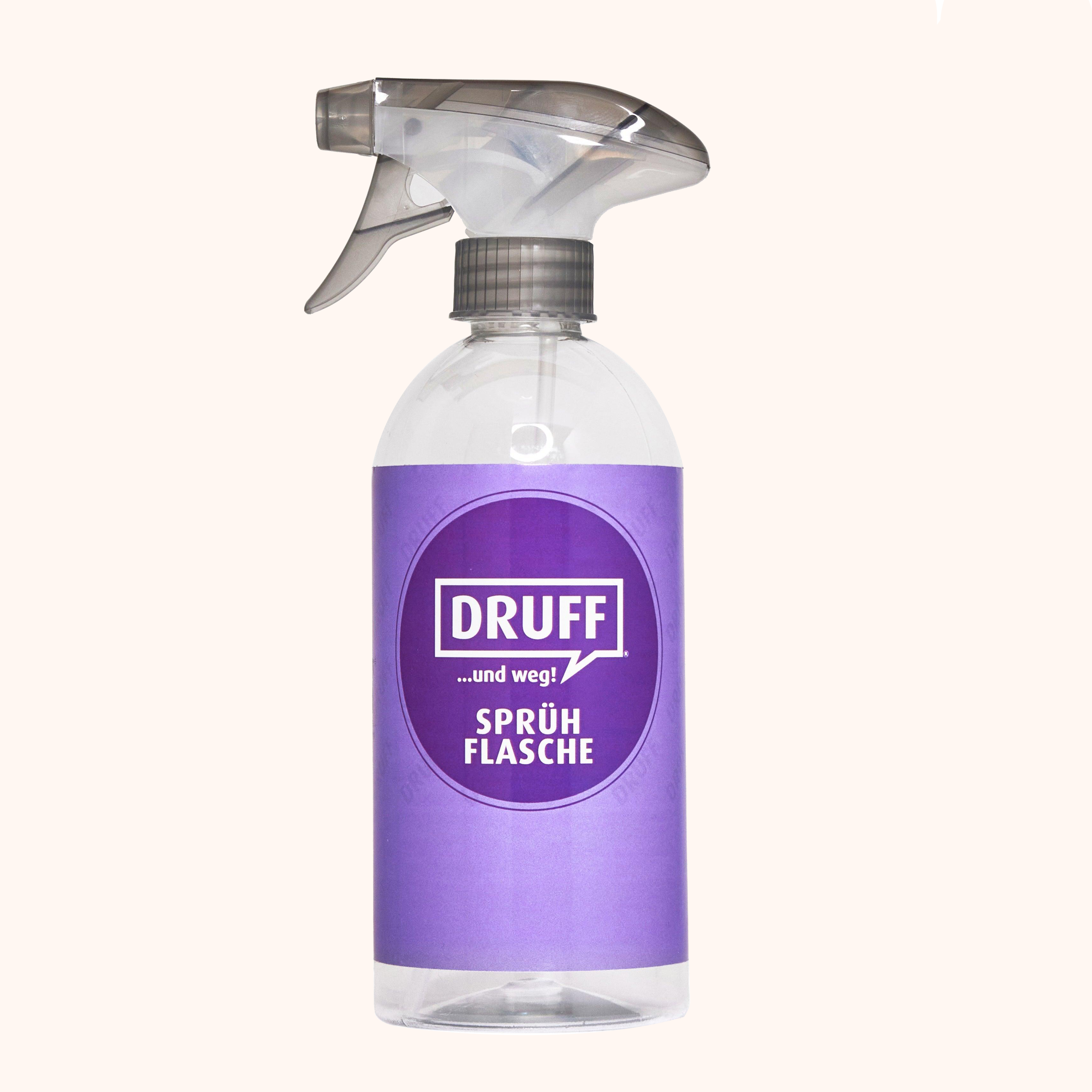 Gratis Sprüh- und Mischflasche zum DRUFF Superkonzentrat