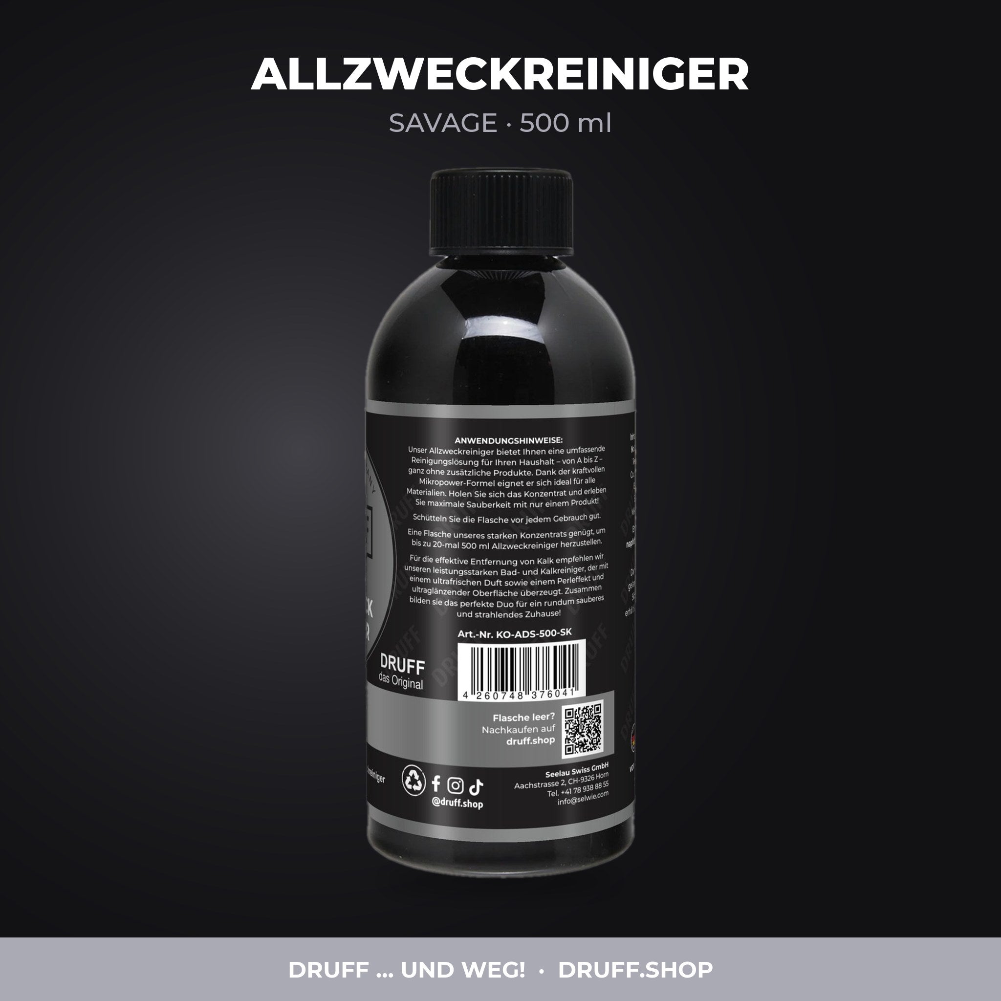 ALLZWECKREINIGER – SAVAGE, 500 ml