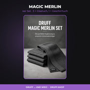 MAGIC MERLIN – 4er Set, 3 × Glastuch, 1 × Geschirrtuch