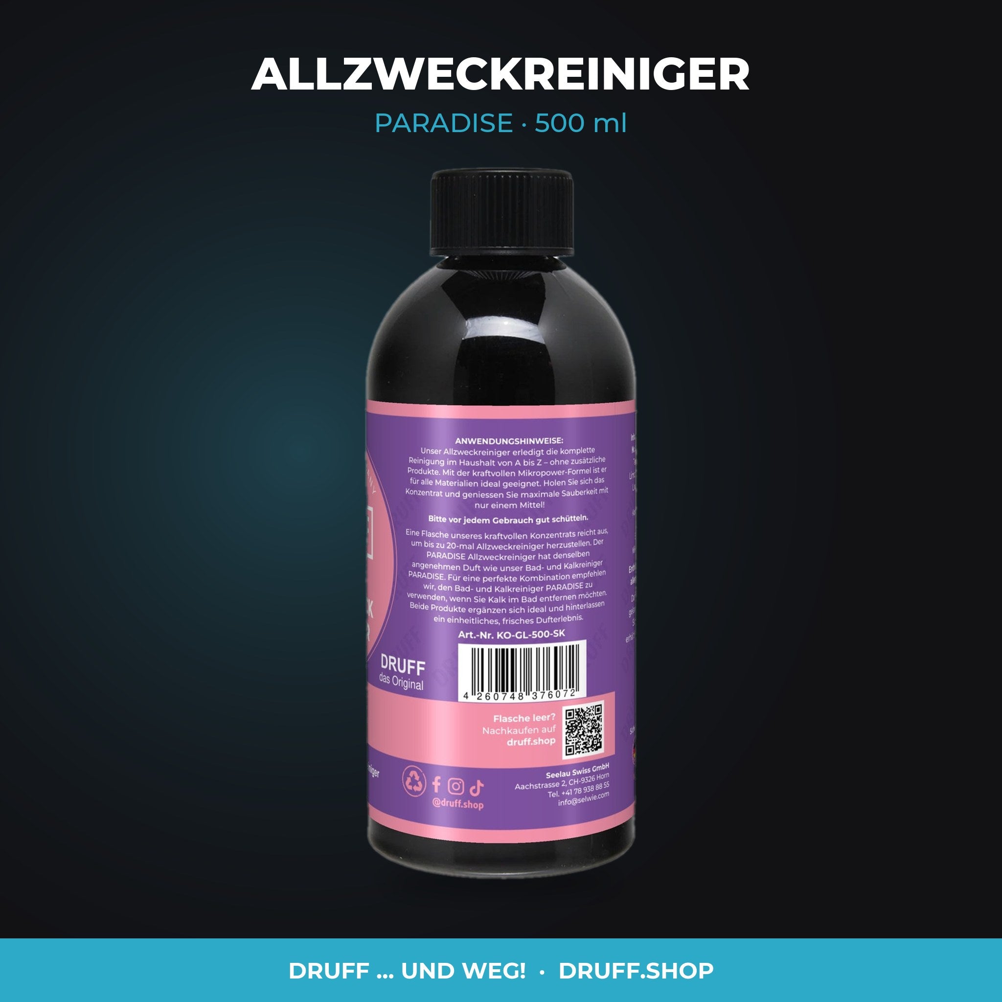 ALLZWECKREINIGER – PARADISE, 500 ml