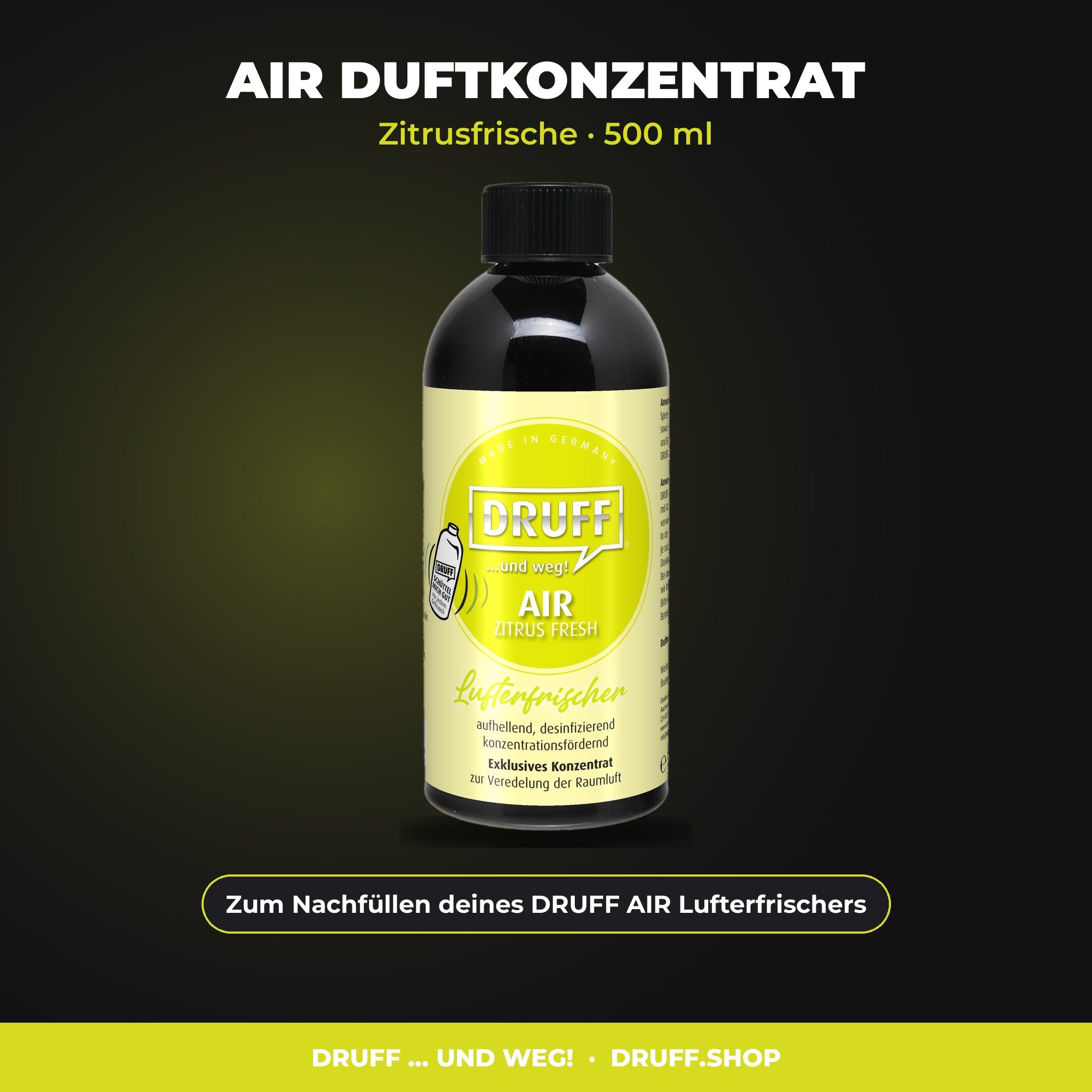 DRUFF AIR Duftkonzentrat Zitrusfrische 500 ml