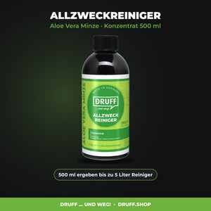 DRUFF Allzweckreiniger Aloe Vera Minze – Konzentrat 500 ml