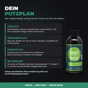 DRUFF Allzweckreiniger Cedar – Putzplan