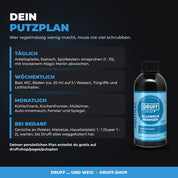 DRUFF Allzweckreiniger Neutrale Frische – Putzplan