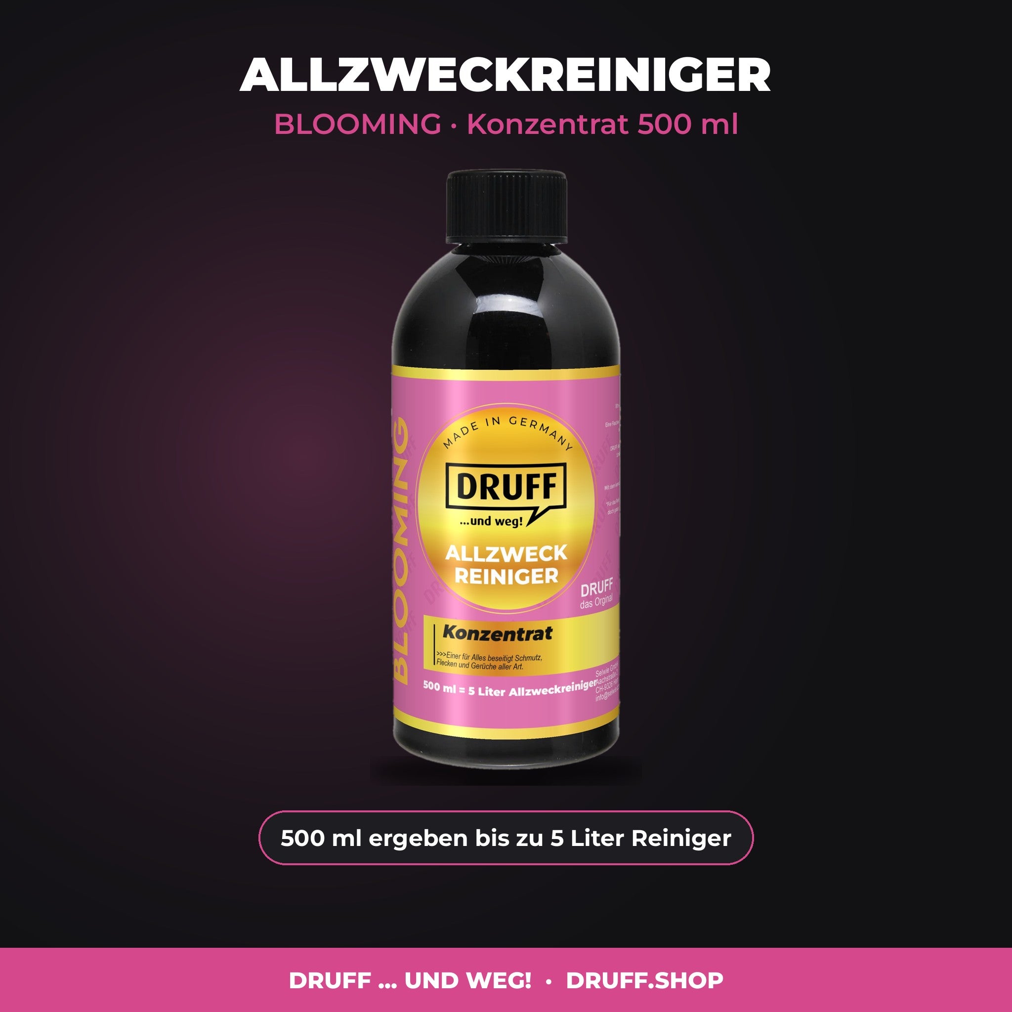 DRUFF Allzweckreiniger BLOOMING Konzentrat 500 ml