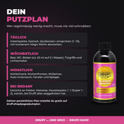 DRUFF Allzweckreiniger BLOOMING – Putzplan