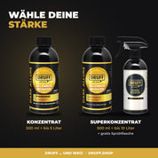 DRUFF Allzweckreiniger DARK ALLURE – Konzentrat oder Superkonzentrat