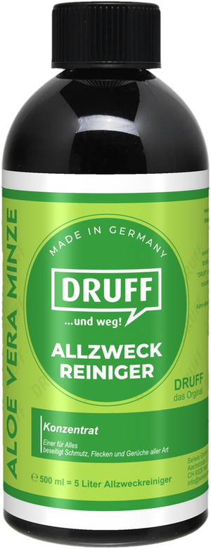 DRUFF Nettoyant multi-usages Aloe Vera Menthe – Concentré 500 ml