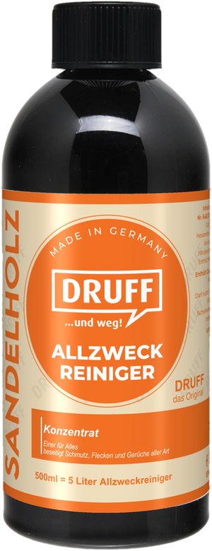 DRUFF Nettoyant multi-usages Bois de santal – Concentré 500 ml