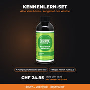 DRUFF Kennenlern-Set: Allzweckreiniger Konzentrat + Pump-Sprühflasche 360° + MAGIC MERLIN Tuch