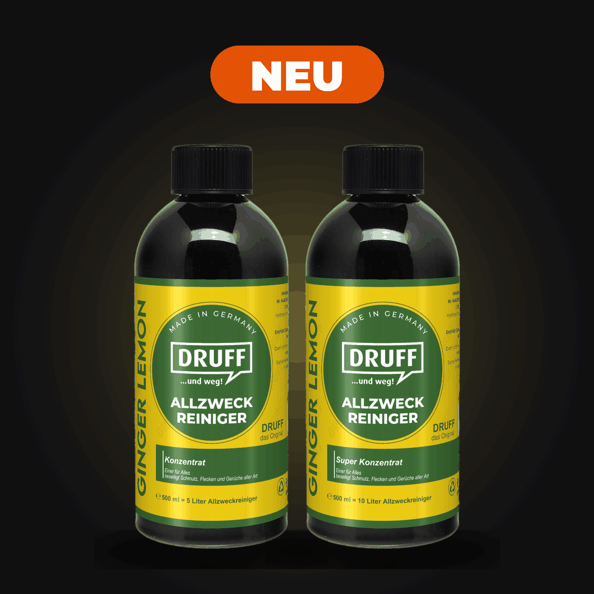 NEU: DRUFF Allzweckreiniger GINGER LEMON