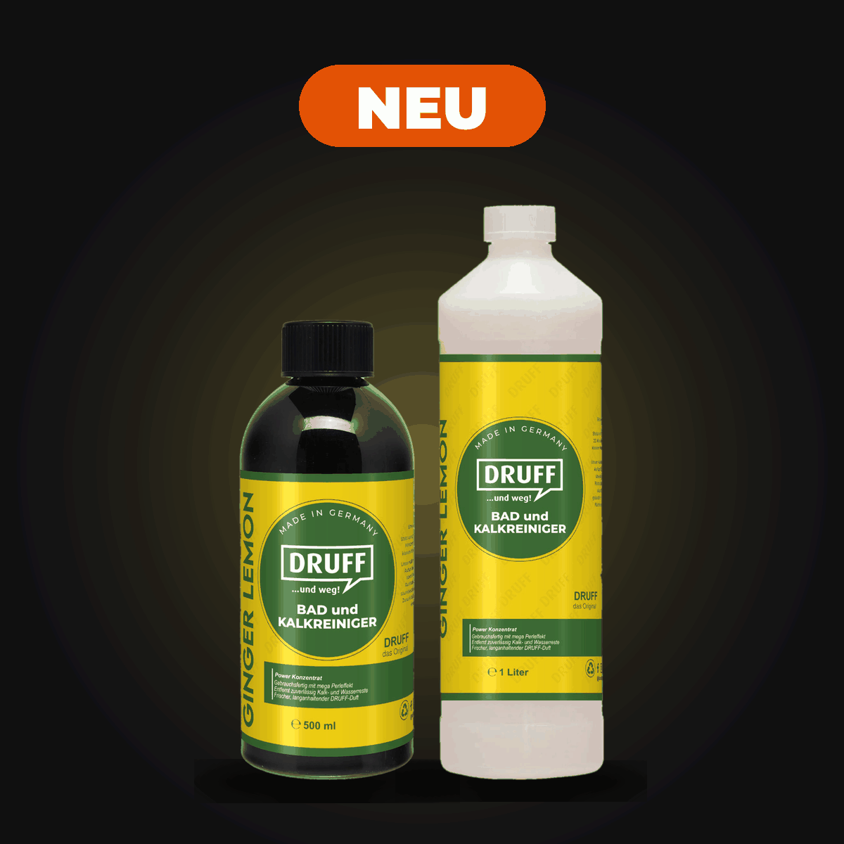 NEU: DRUFF Bad- und Kalkreiniger Ginger Lemon
