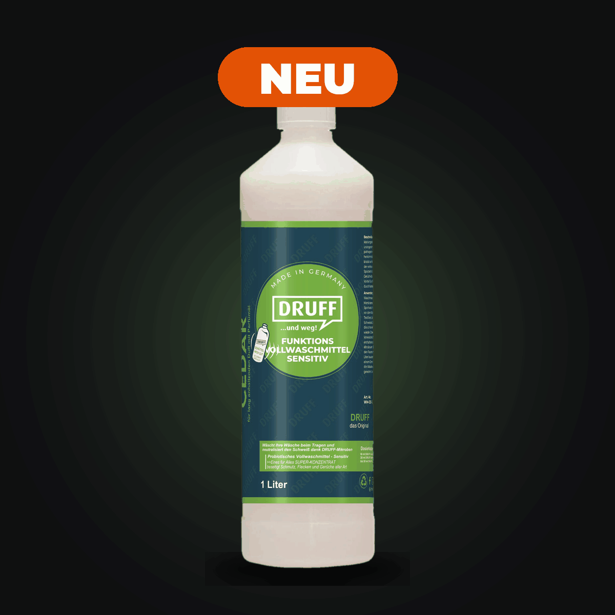 NEU: DRUFF Funktionswaschmittel CEDAR