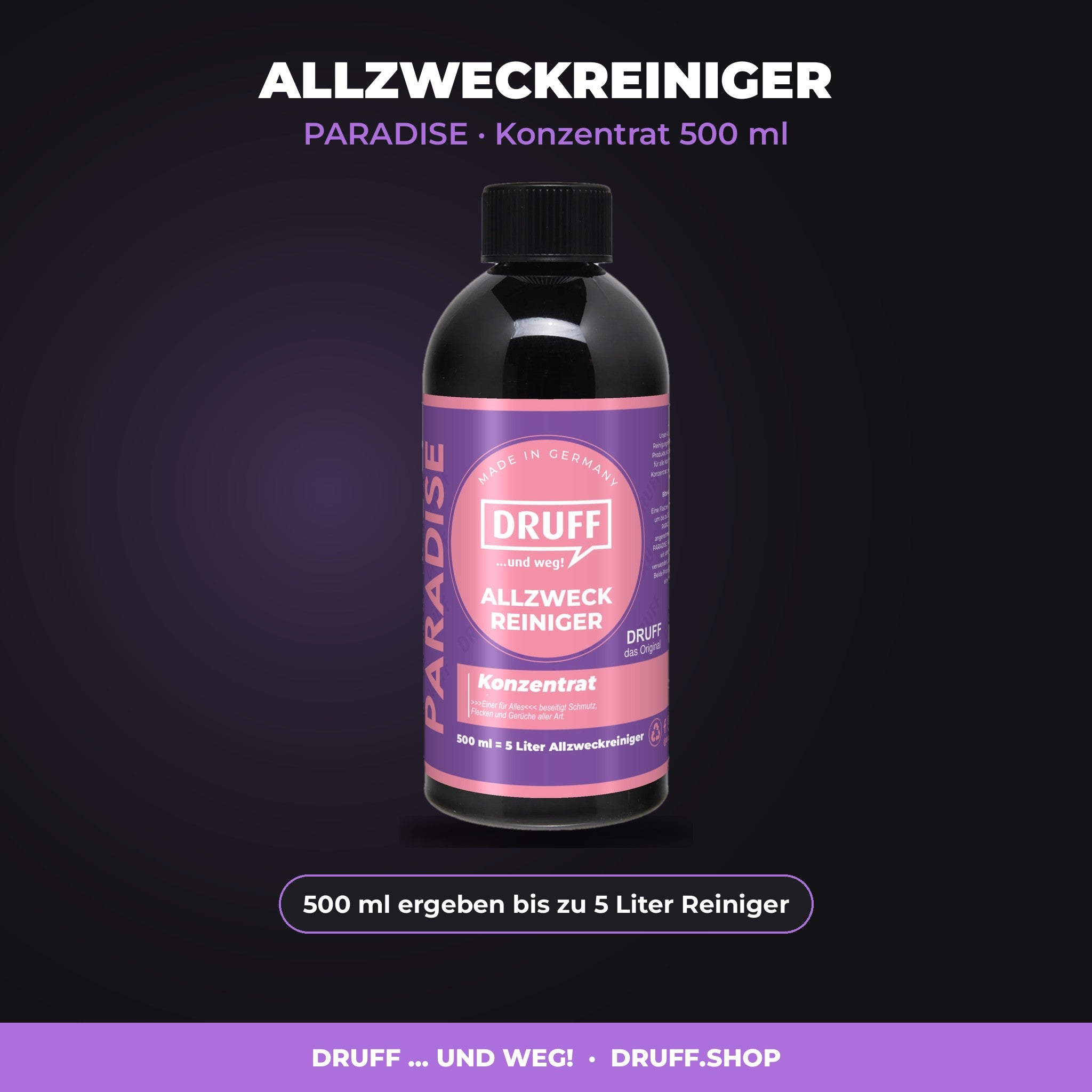 DRUFF Allzweckreiniger PARADISE Konzentrat 500 ml