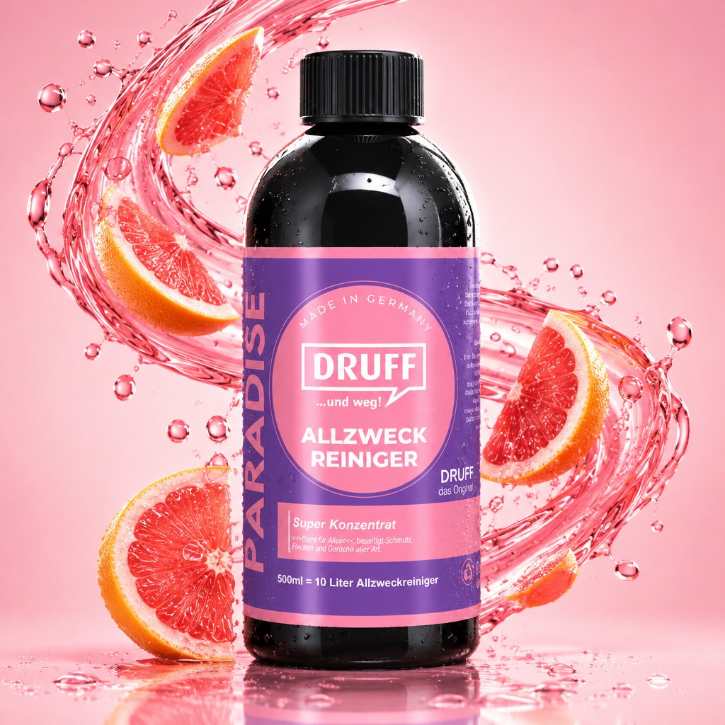 DRUFF Allzweckreiniger PARADISE – fruchtiger Duft