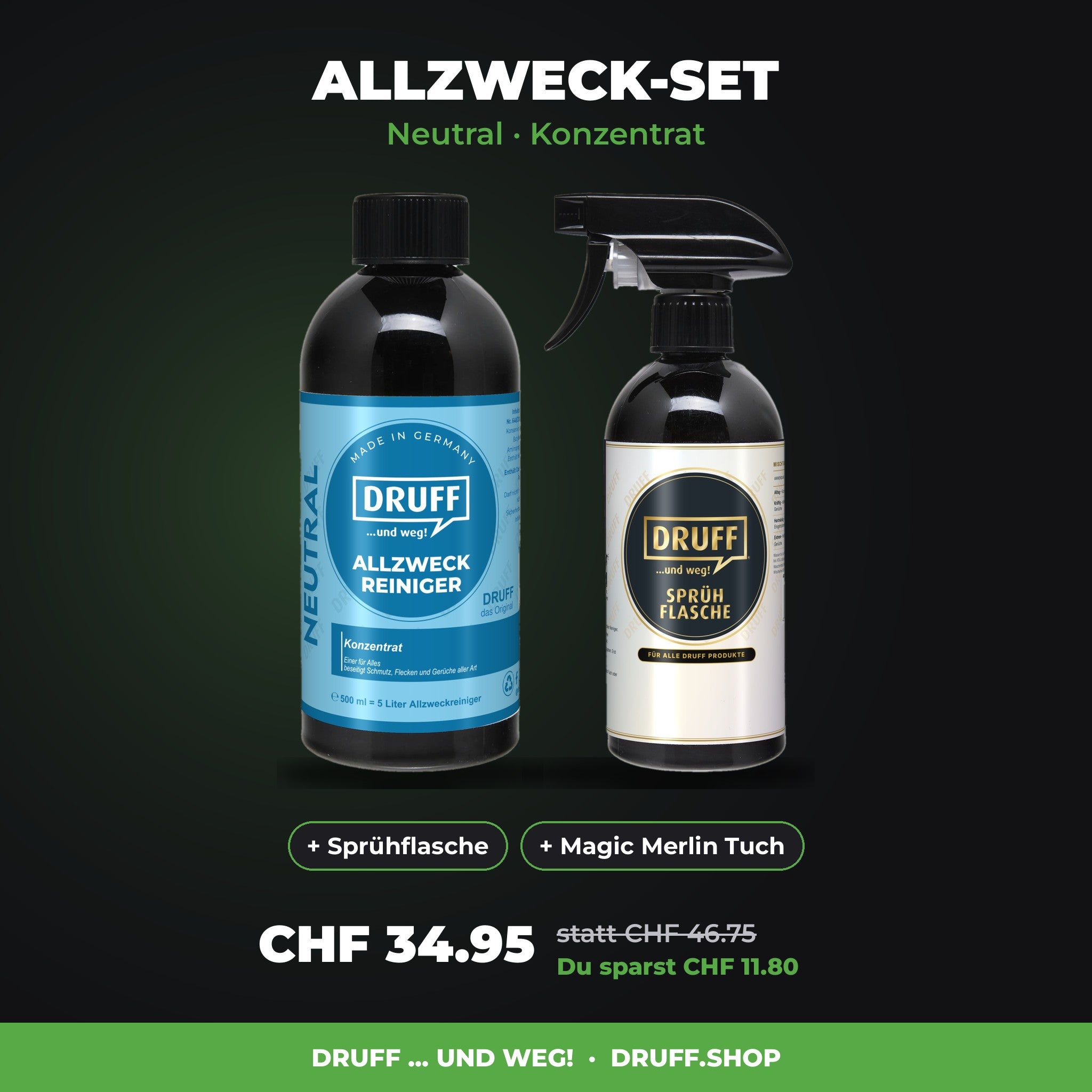 DRUFF Allzweck-Set Neutral Konzentrat
