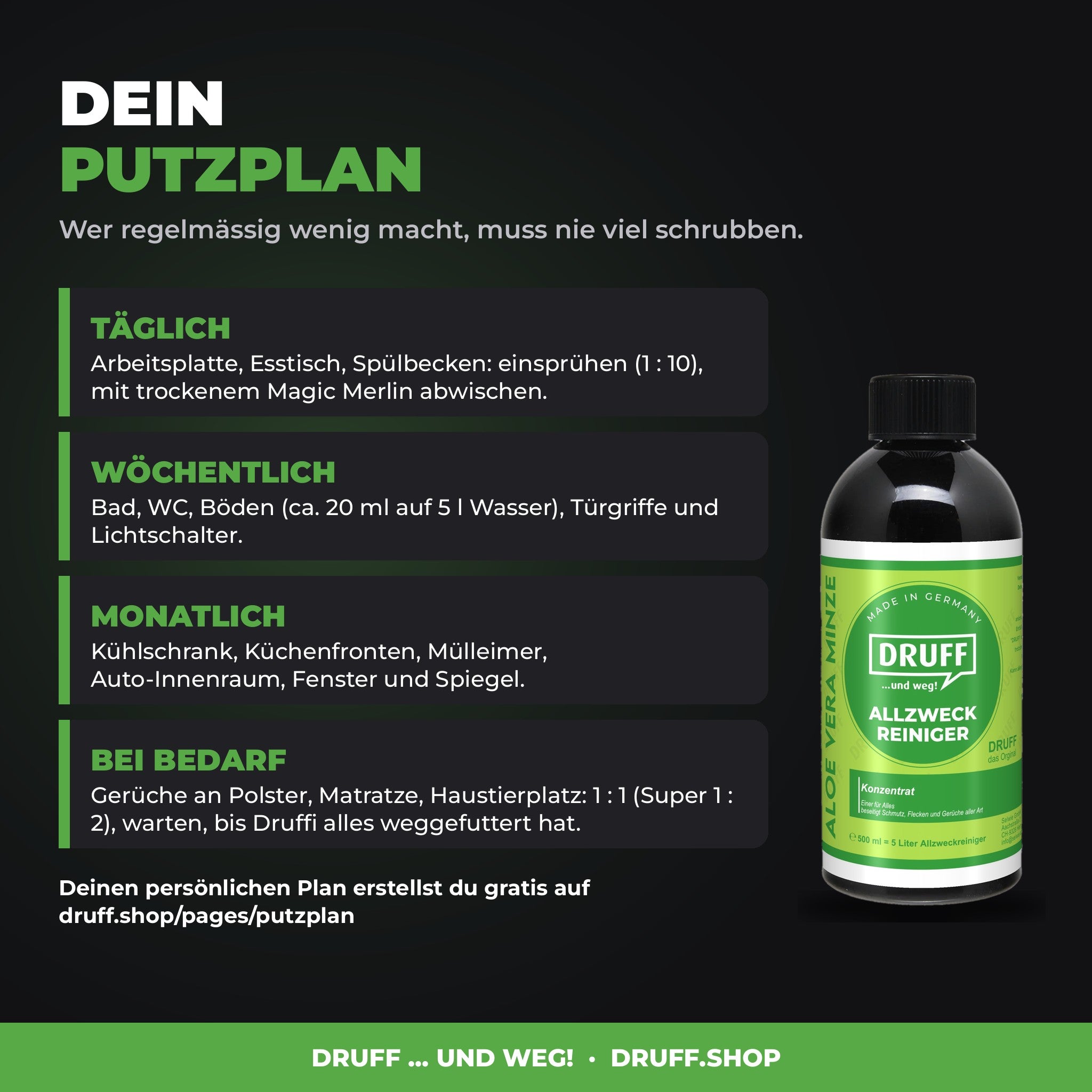 DRUFF Putzplan