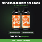 DRUFF Universalreiniger Set gross Sandelholz