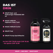 DRUFF Bad- und Kalkreiniger Set PARADISE – das ist drin