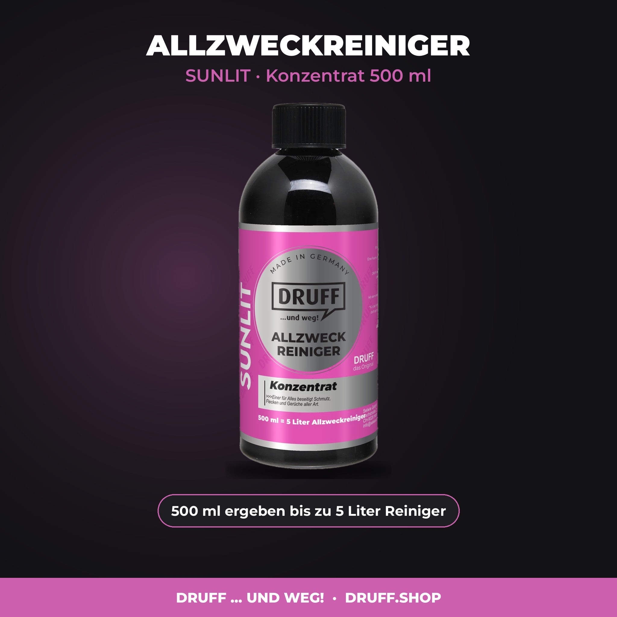 DRUFF Allzweckreiniger SUNLIT Konzentrat 500 ml