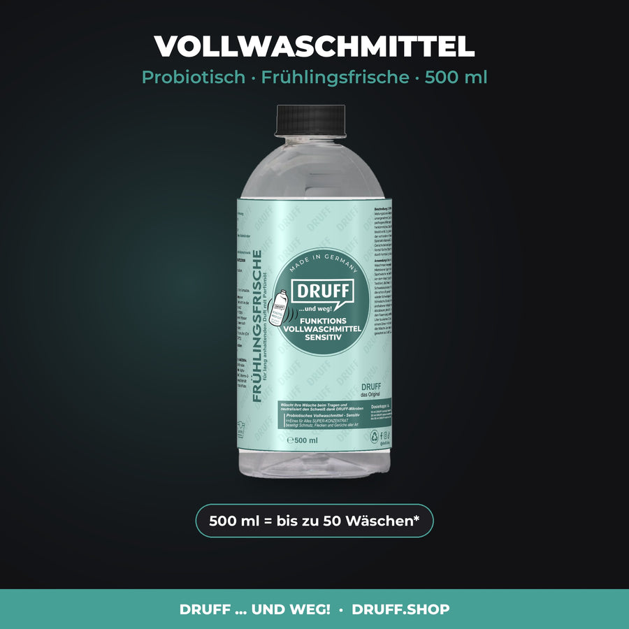 DRUFF Probiotisches Funktionswaschmittel Frühlingsfrische 1 Liter