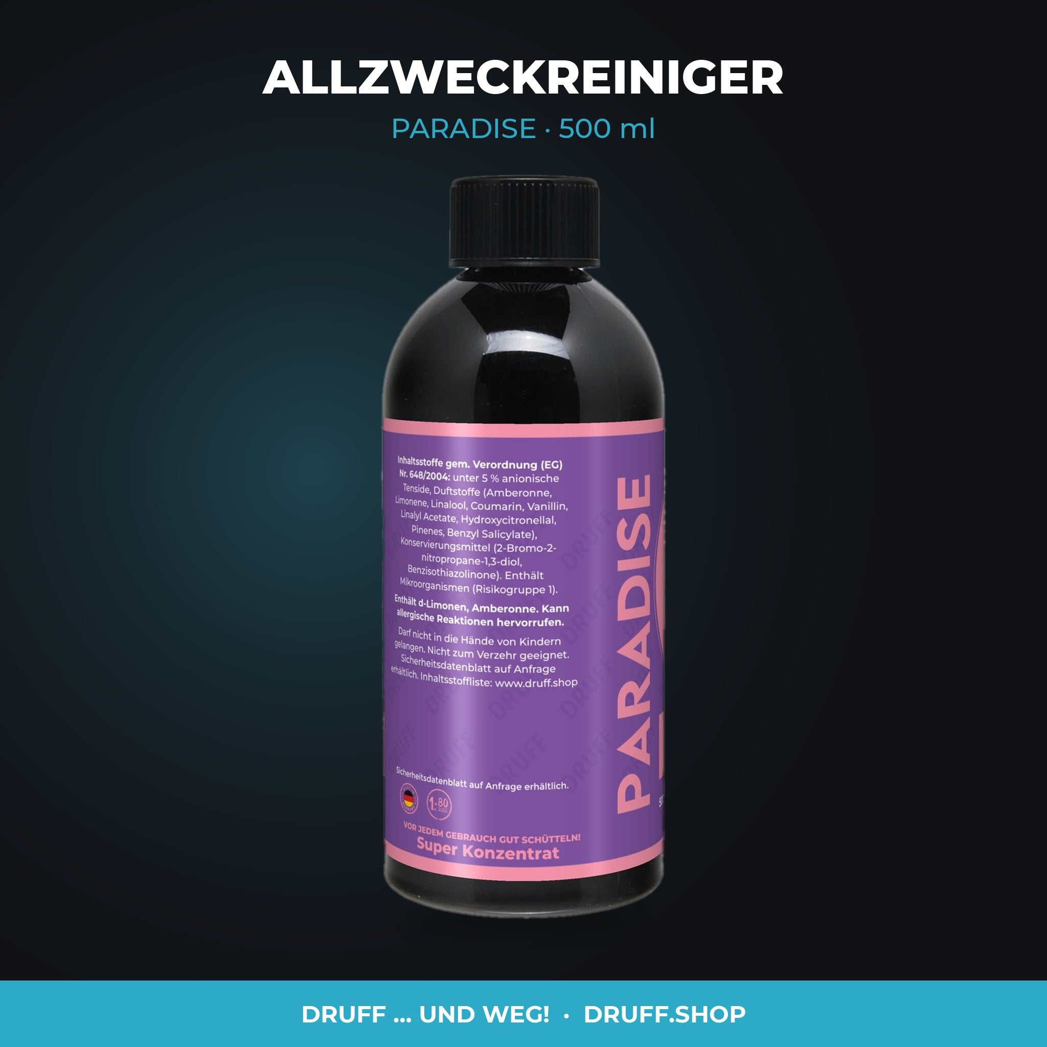 ALLZWECKREINIGER – PARADISE, 500 ml
