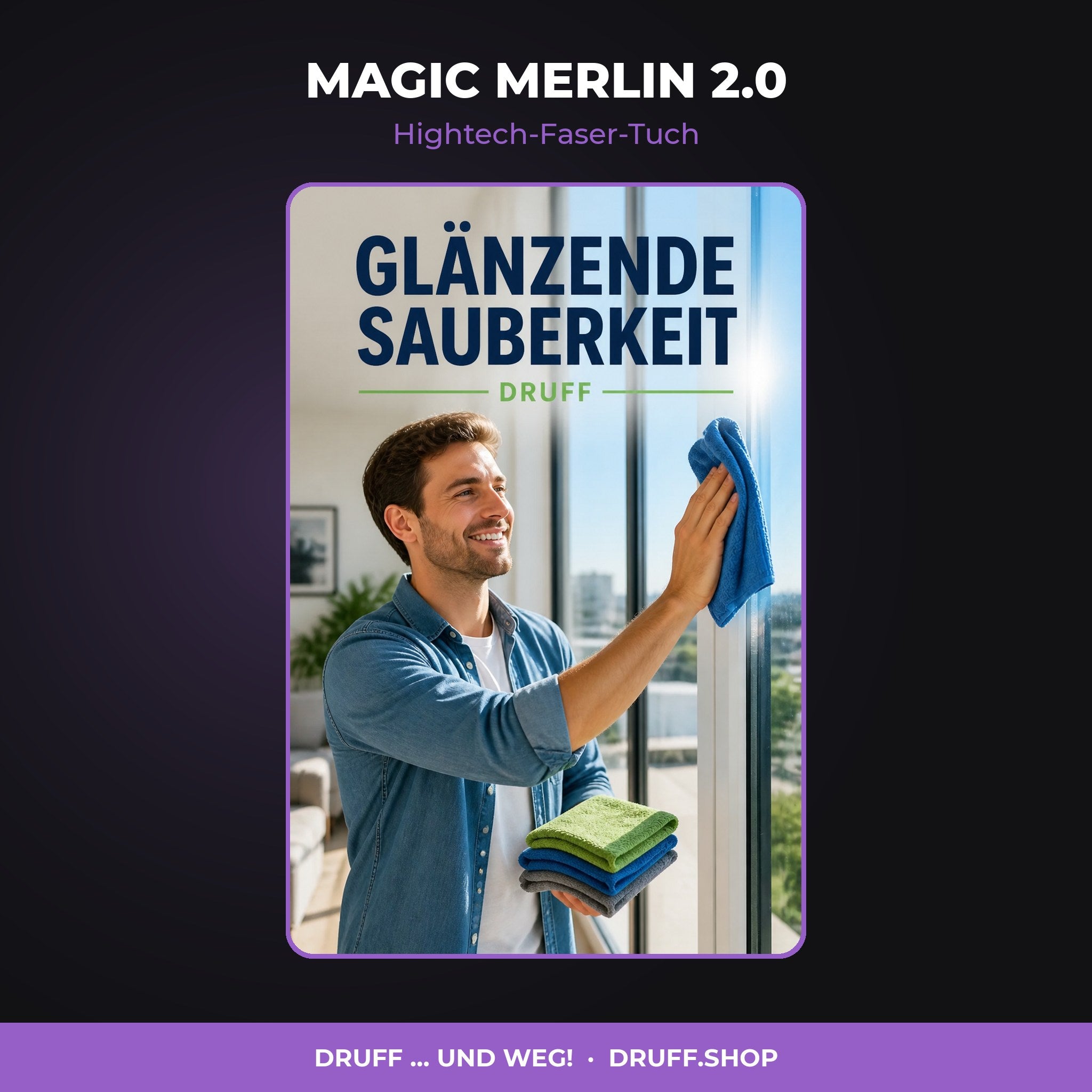 MAGIC MERLIN 2.0 – Hightech-Faser-Tuch
