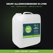 DRUFF Allzweckreiniger 10 Liter Kanister CEDAR Superkonzentrat