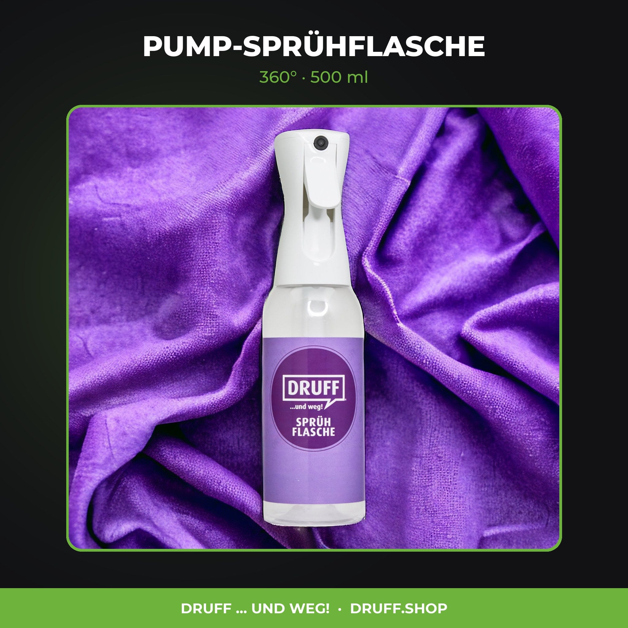PUMP-SPRÜHFLASCHE – 360°, 500 ml