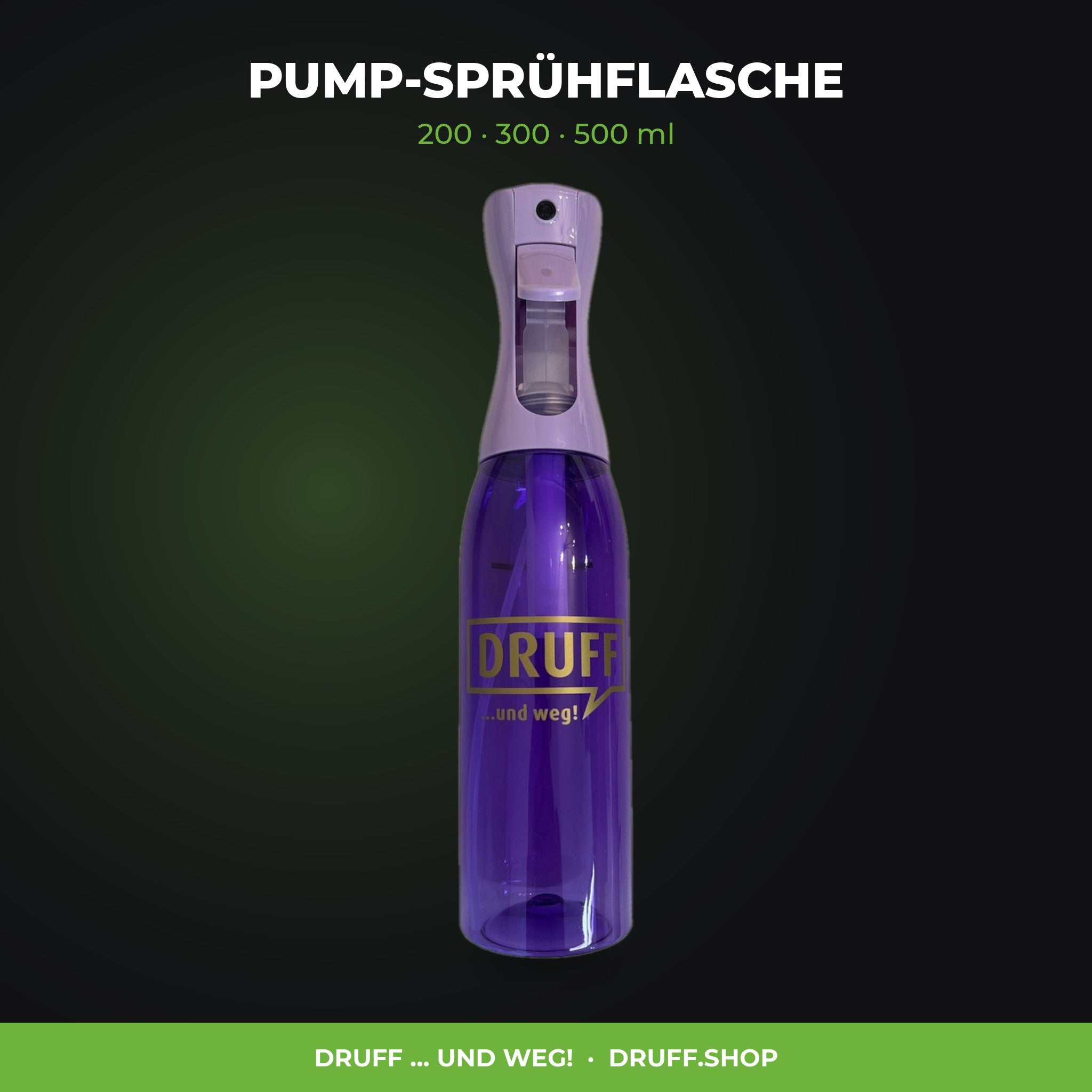 PUMP-SPRÜHFLASCHE – 200, 300, 500 ml